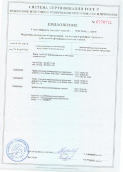 2018.06.20 Карасук - Трубы сварные электросварные, в том числе оцинкованные. Приложение 2 - сертификат на сваи